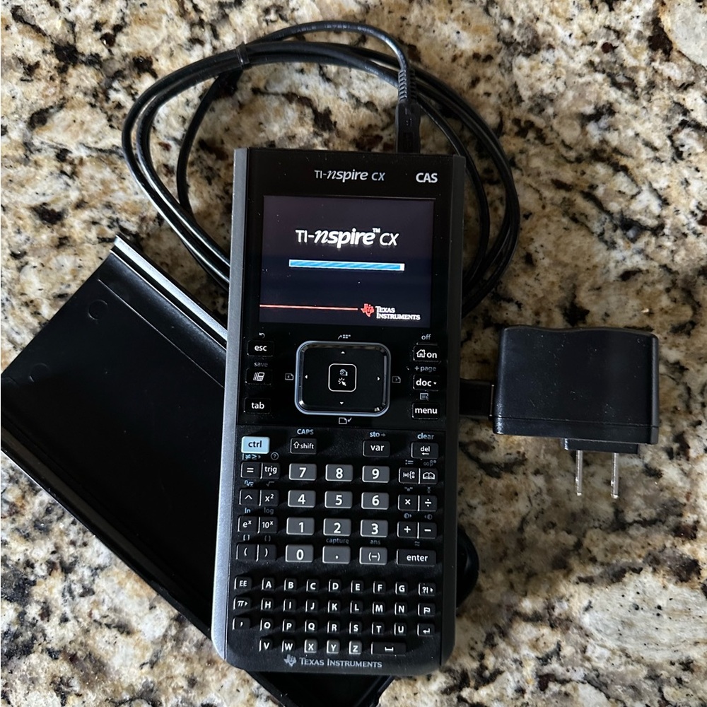 Texas Instruments TI-Nspire CX CAS Graphing Calculator w/ Charger - Black